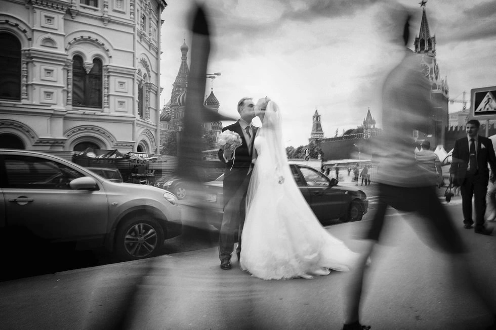 необычная обработка свадебных фотографий